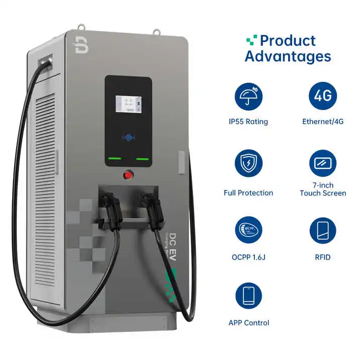 Standing 180KW double-gun DC charging pile