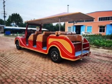 China Factory 6 Seater Electric Golf Cart Sightseeing Car Vintage Classic Car