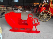 Custom Sleigh Car Reindeer Sleigh Car Commercial Christmas Sleigh Car