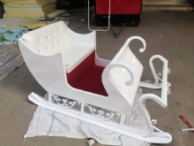 Custom Sleigh Car Reindeer Sleigh Car Commercial Christmas Sleigh Car