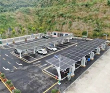 Wholesale solar power supply system Rooftop ground photovoltaic power generation Rechargeable Solar Photovoltaic Carport Parking Lot