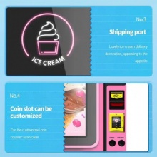 Factory customized commercial ice cream vending machine intelligent ice cream machine