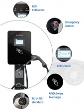 AC EV charger safe and reliable 22kw EV charging station