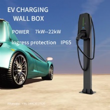 7kw/11kw/22kw AC charging station with type 2 plug electric vehicle charging pile