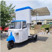 Coffee Bike Food Truck Hot Dog Tricycle for Sale Electric Food Cart