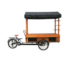 Adult Tricycle Cargo Bike Electric Outdoor Sale Drink Coffee Van Food Vending Cart for Sale  Mobile Food Carts