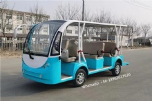 2024 latest luxury resort, park, factory, hotel 11-seater 72V electric sightseeing car