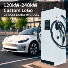 Hot sale ac charging station 60KW floor standing double gun charging station