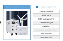 Separation complementary power generation, solar power generation system, mobile power supply